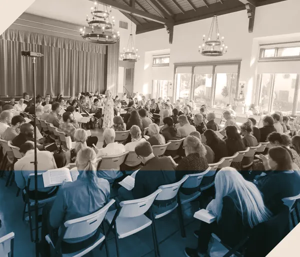 Singers at the All-California convention.